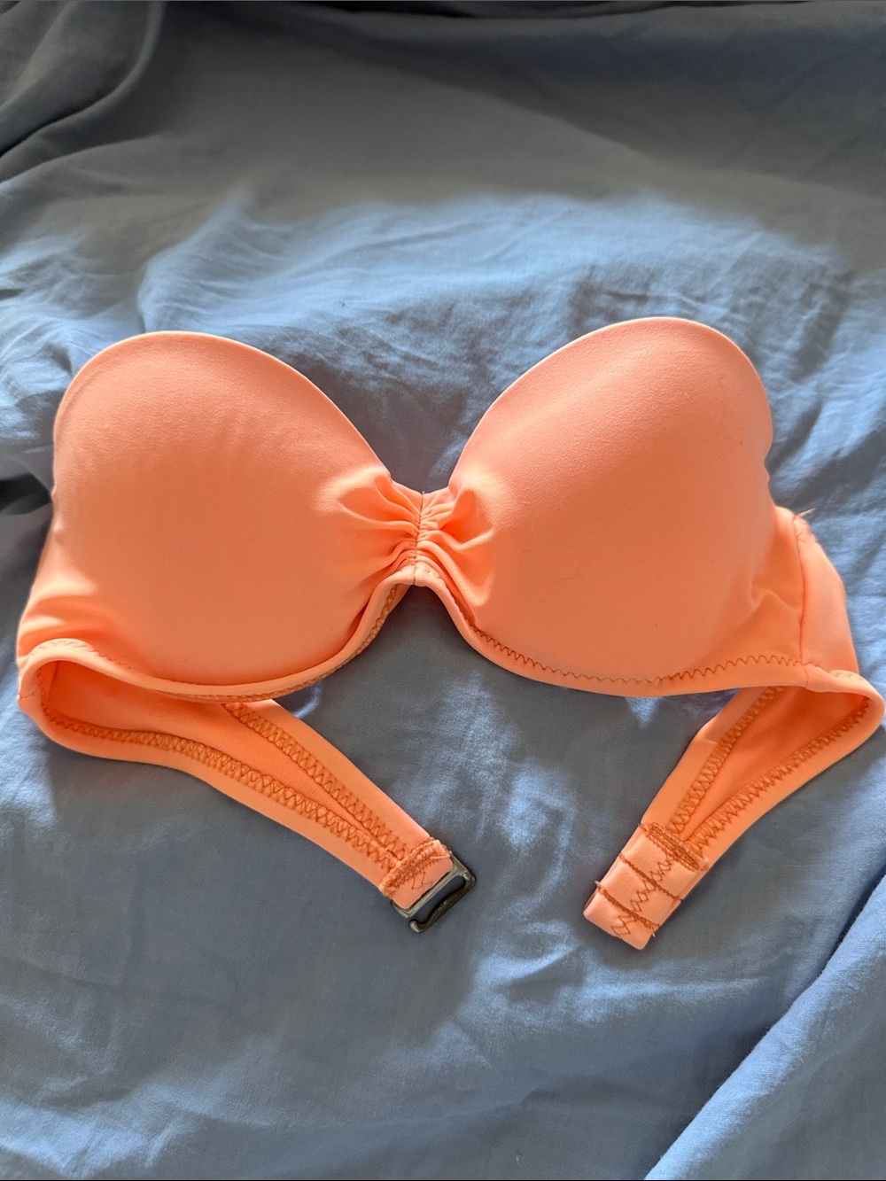 Xhilaration Peach Strapless swim top